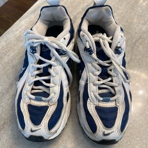 Nike Women’s Navy and White Sneakers
